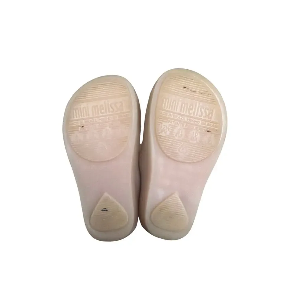 Mini Melissa Ultragirl Classy Bow Mary Jane Flat Toddler Size 6